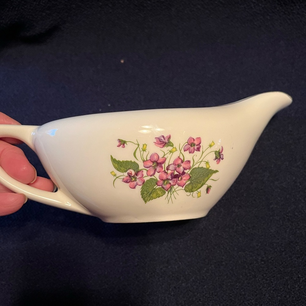 Floral Gravy Boat